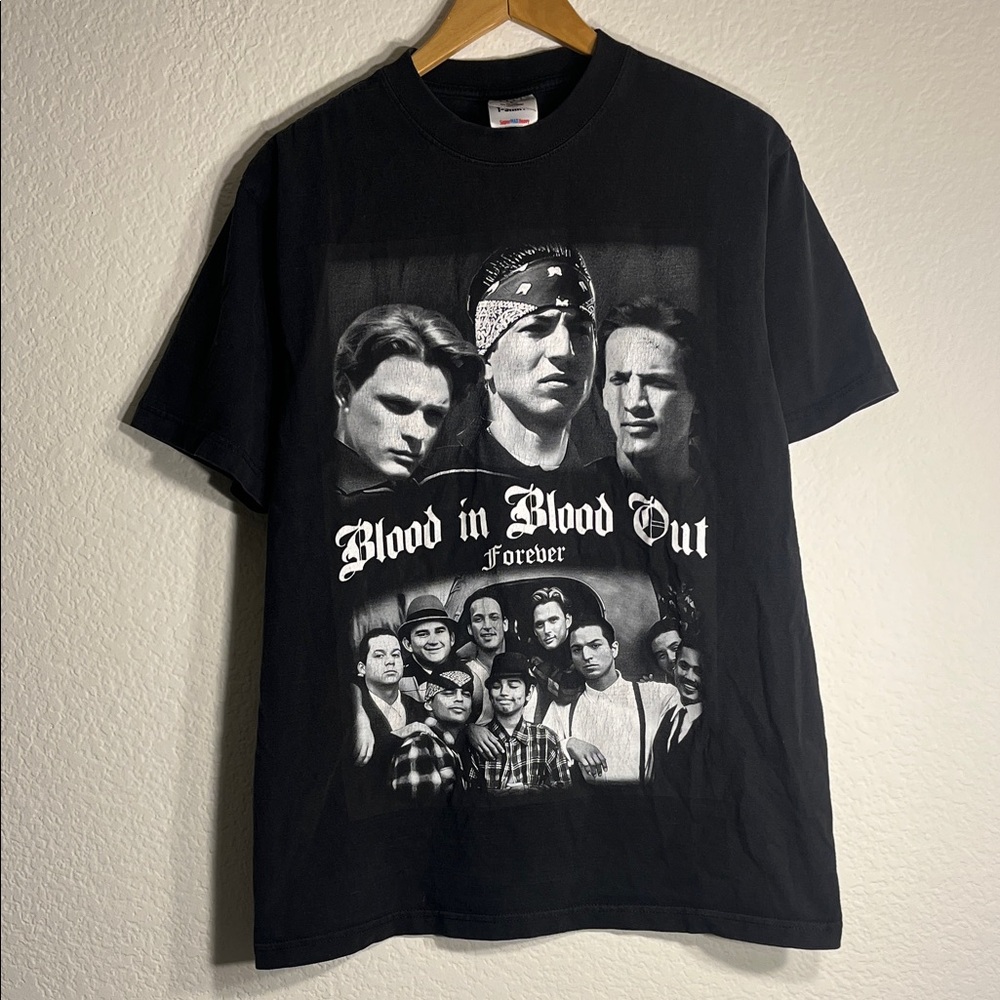 Black Graphic Tee with Bold Design